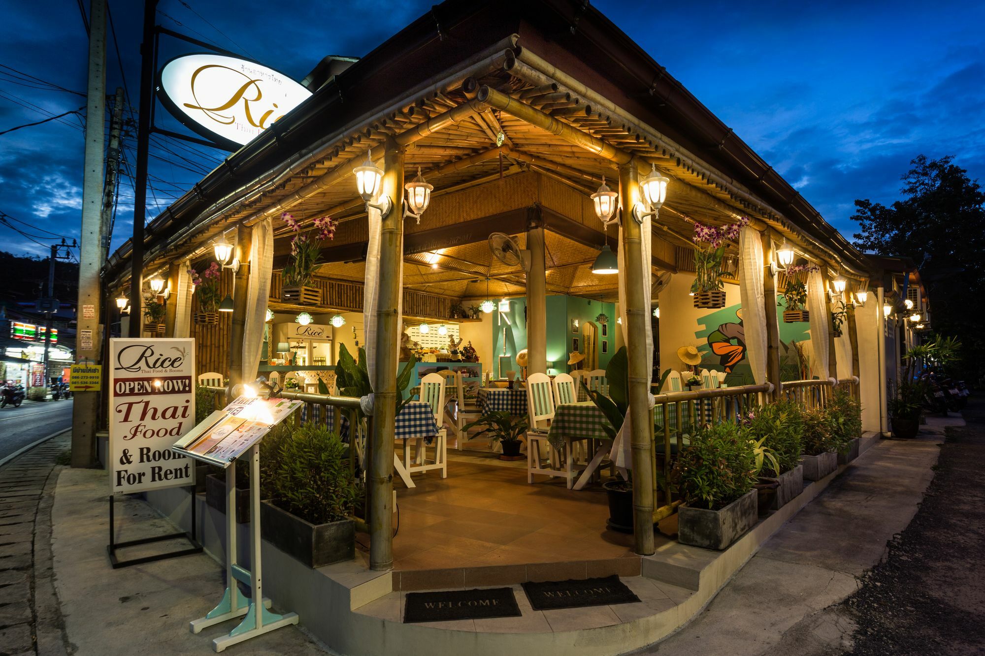Rice Rooms And Restaurant Strand Kata Exterior foto